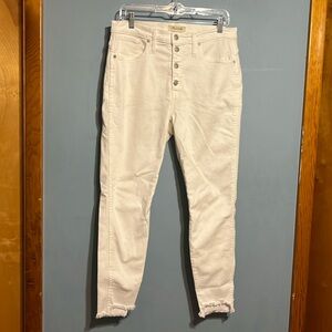 Madewell 10” high rise skinny